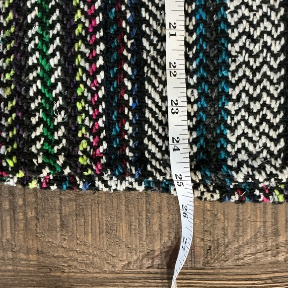 Baja Joe Hoodie Pancho Unisex Size Small Multicolored Baja Jacket - Picture 5 of 6